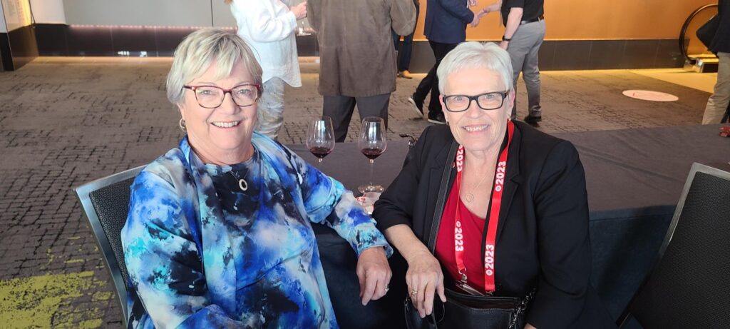 Catching up with Sheila Copps at the national Convention